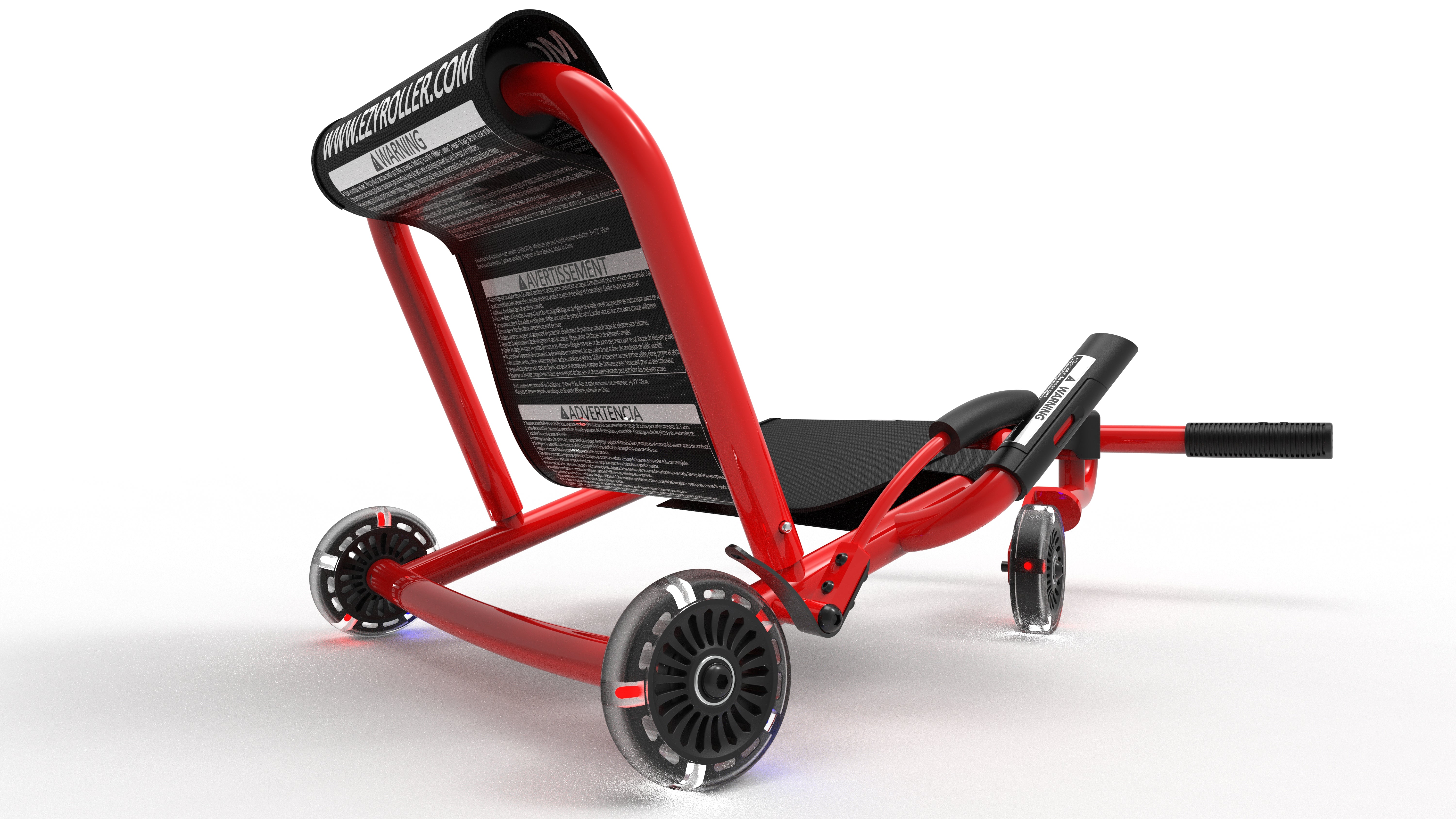 ezyroller-classic-red-led-wheels-dreirad-limited-edition image 4