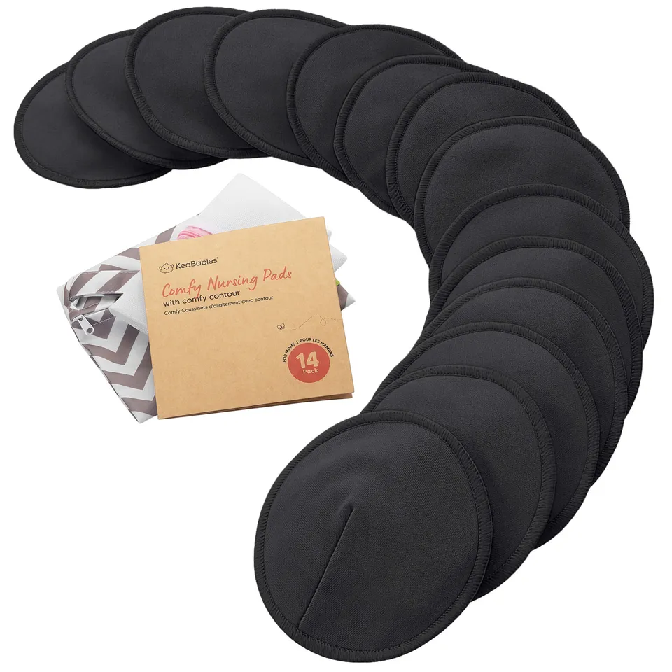 keababies-comfy-stilleinlagen-waschbar-14er-pack-mitternachtsschwarz image 1