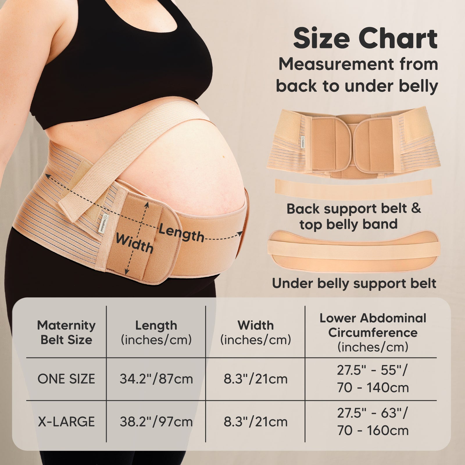 keababies-nurture-2-in-1-schwangerschafts-gurt-bauch-r-ckenst-tze image 7