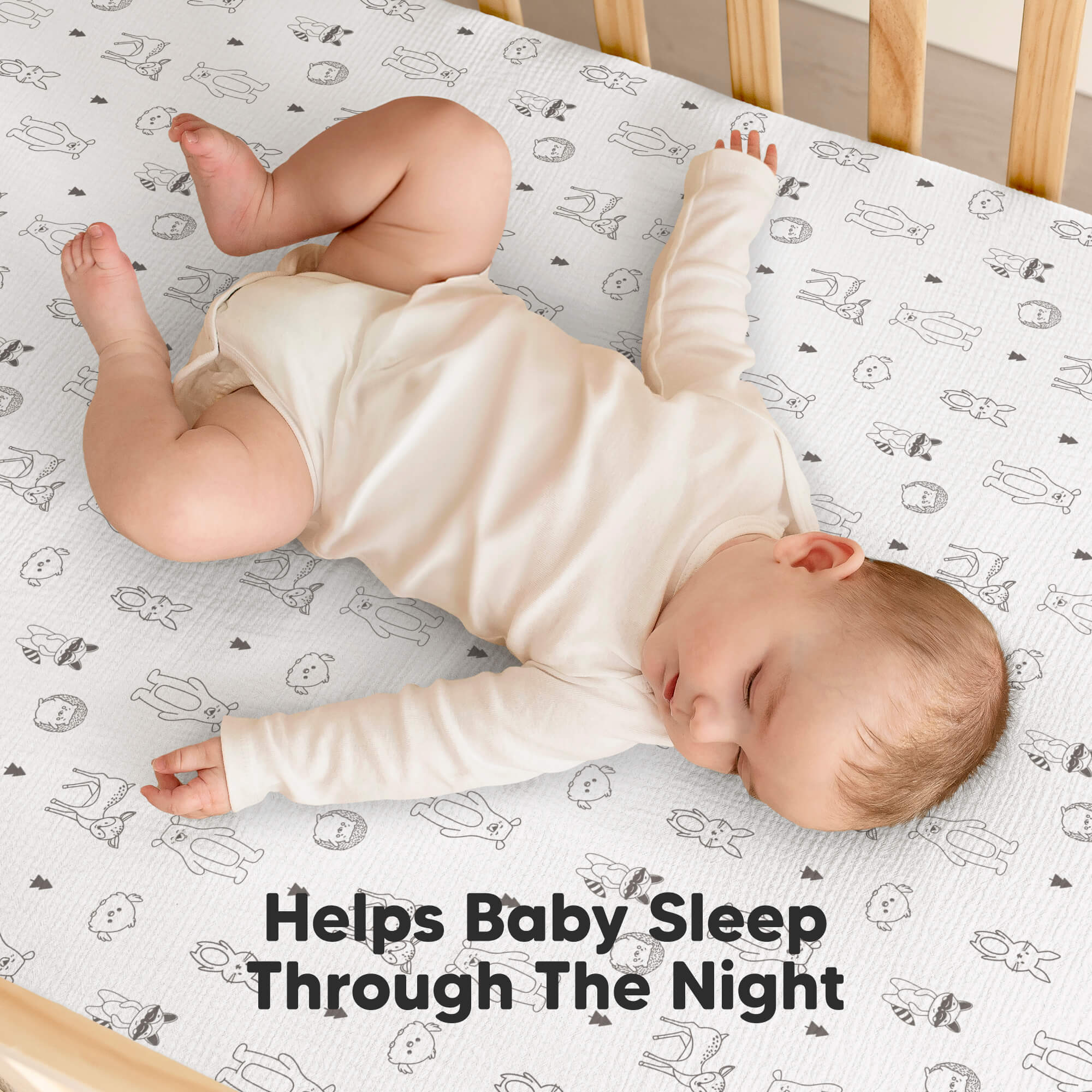 keababies-lyra-musselin-spannbettlaken-babybett-52x28-zoll-2er-set image 7