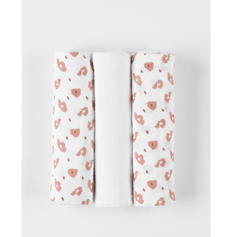 noukies-wickelt-cher-3er-pack-babou-kendi-bio-musselin-beige-cappuccino-leo image 1