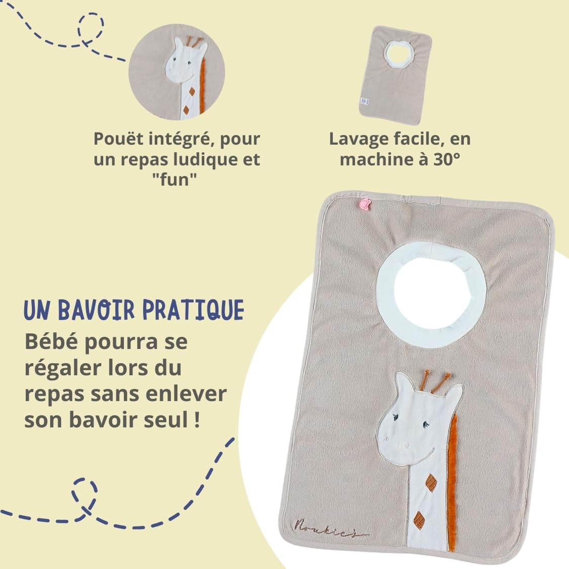 noukies-l-tzchen-funny-frottee-tiga-beige image 3