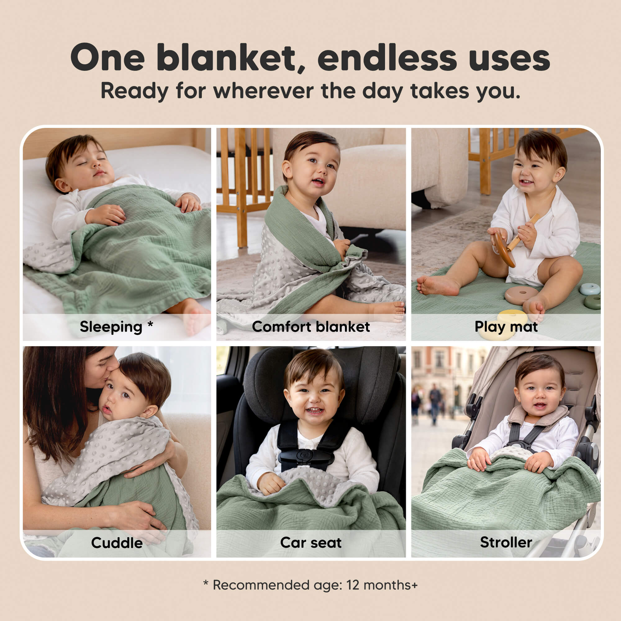 keababies-lyra-minky-babydecke-musselin-kuscheldecke image 5