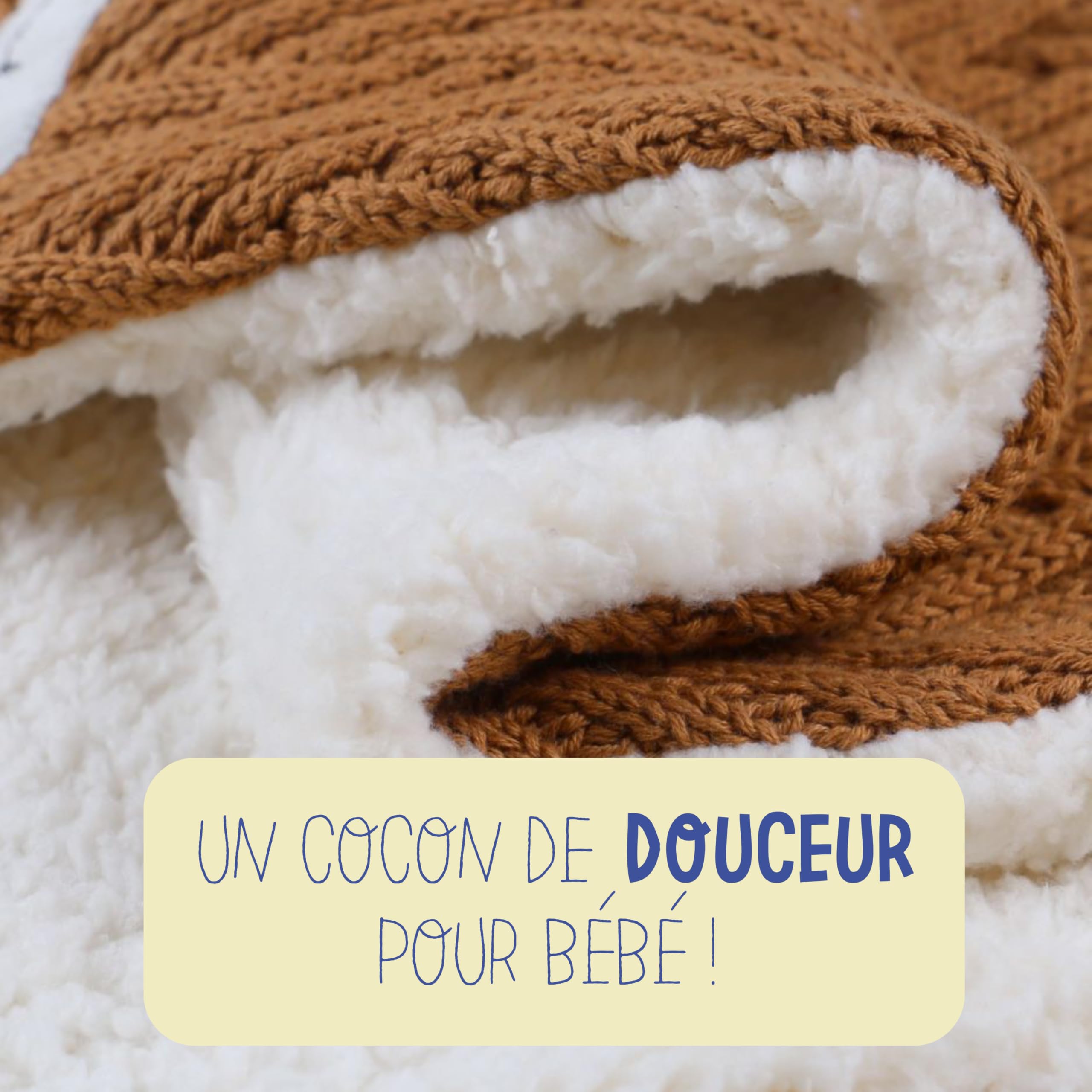 noukie-s-mix-match-strickdecke-sherpa-karamell-75-x-100-cm-bio-baumwolle image 4