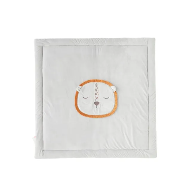 noukies-babou-spiel-und-laufgittermatte-75-x-95-cm-hellgrau-samt image 1