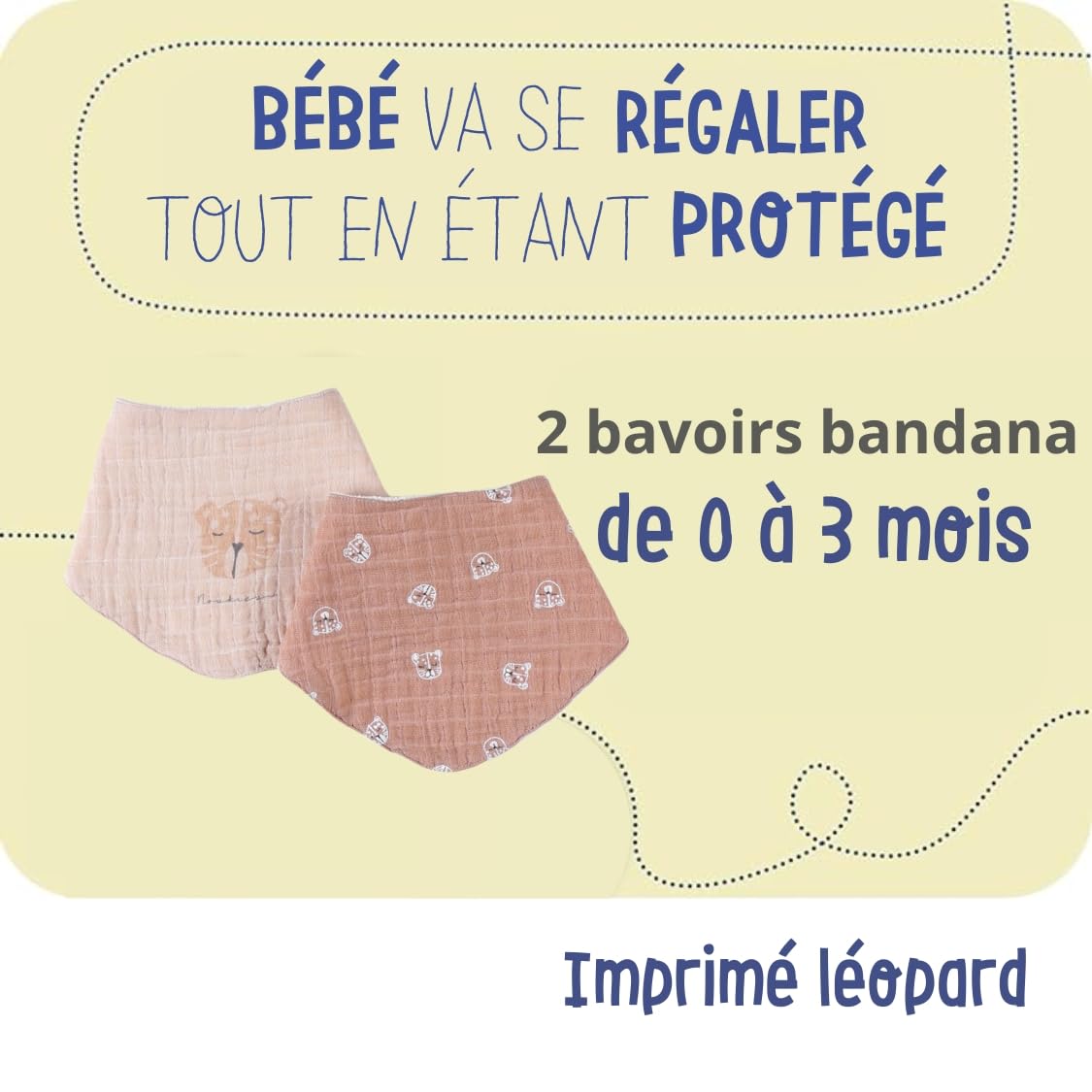 noukies-babou-kendi-bandana-l-tzchen-katze-0-3-monate-2er-pack image 2