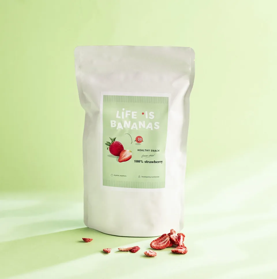 life-is-bananas-erdbeeren-snack-100g-fruchtsnack image 1