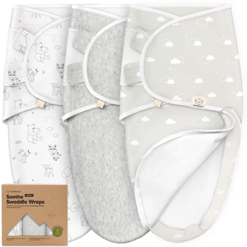 keababies-soothe-zippy-swaddle-wrap-3er-pack-pucksack-mit-rei-verschluss-0-6-mon image 1