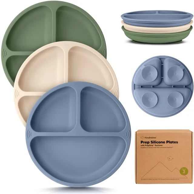 keababies-3-pack-prep-silikon-saugnapf-teller-baby image 1