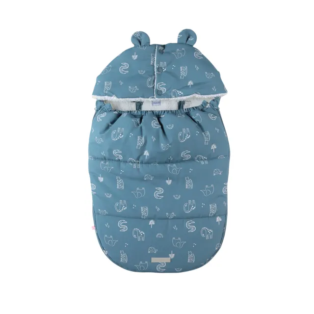 noukies-einschlagdecke-wasserabweisend-mix-match-blau-tiermotiv image 1