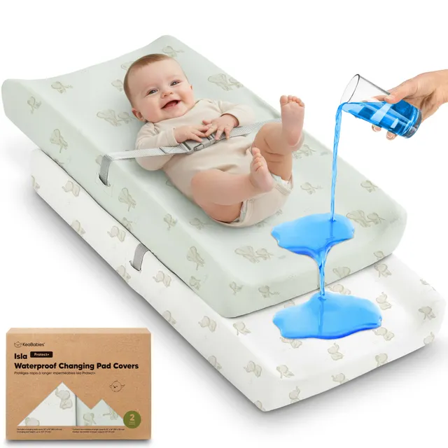 keababies-isla-protect-wasserdichte-wickelauflagen-bez-ge-2er-pack-81x41cm image 1