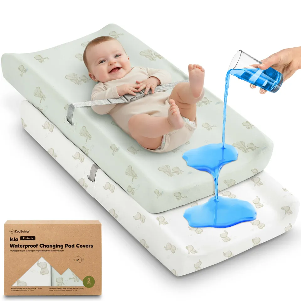 keababies-isla-protect-wasserdichte-wickelauflagen-bez-ge-2er-pack-81x41cm image 1