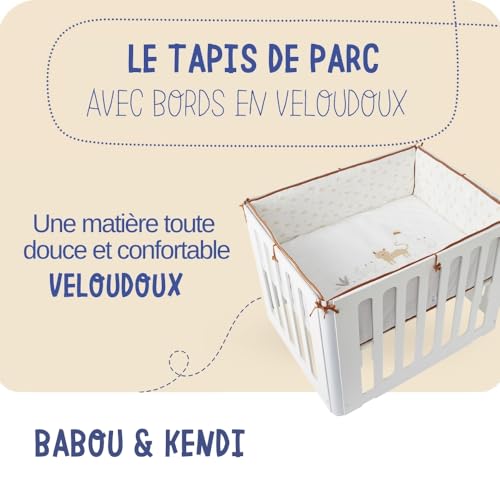 noukies-laufgittereinlage-babou-kendi-75x95-cm-natur-hellgrau image 7
