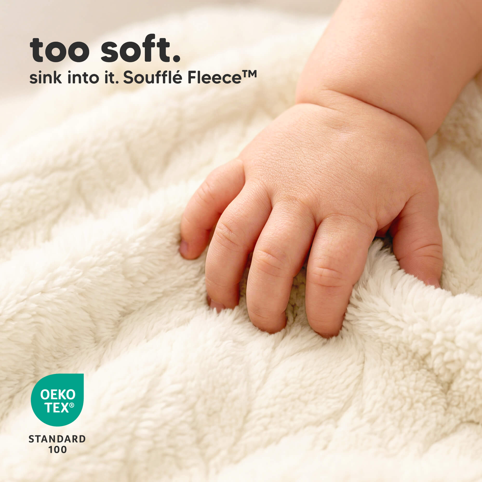 keababies-souffl-fleece-babydecke-30x40-serene-grau-320gsm image 2