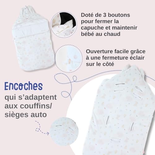 noukie-s-lina-joy-babyschlafsack-veloudoux-rosa-0-6-monate image 8