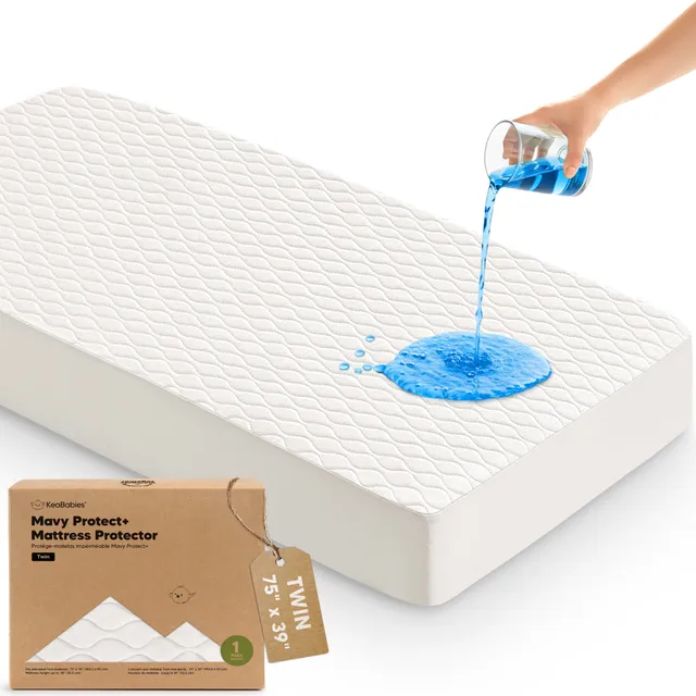 keababies-mavy-protect-wasserdichte-twin-matratzenauflage-1er-pack-grau image 1