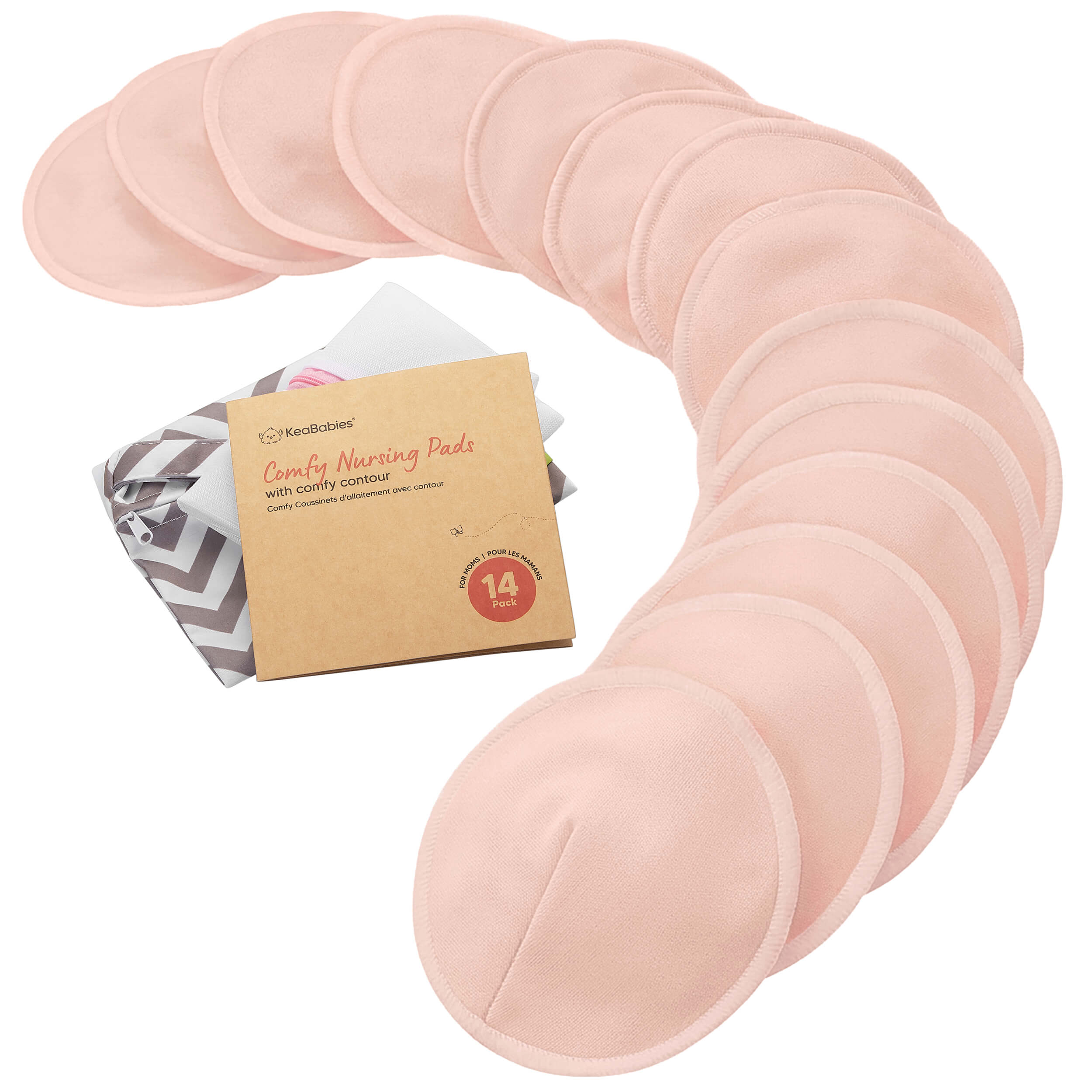 keababies-comfy-stilleinlagen-bio-bambus-14er-pack-pink-sand image 1