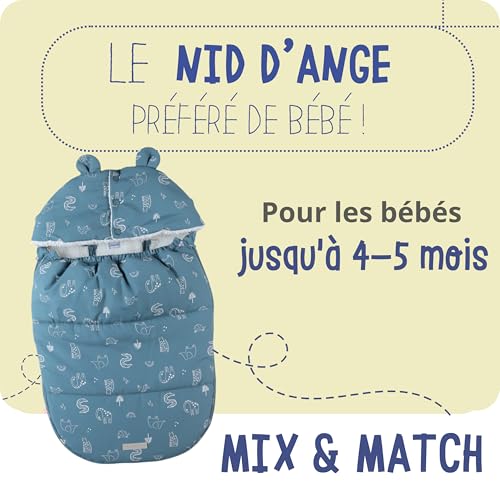 noukies-einschlagdecke-wasserabweisend-mix-match-blau-tiermotiv image 7
