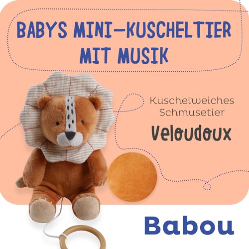 noukies-babou-mini-schmusetuch-mit-musik-veloudoux-holzring image 7