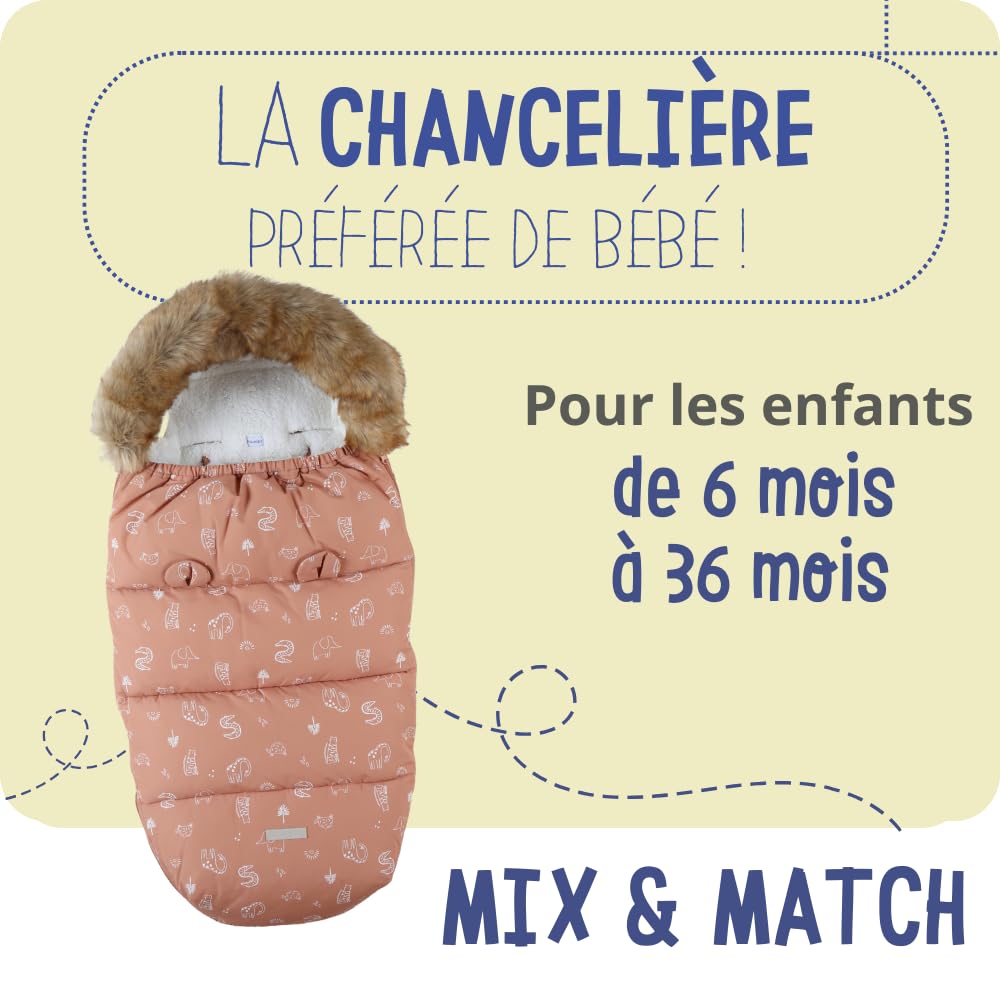 noukies-mix-match-fu-sack-segeltuch-savanne-6-36-monate image 2