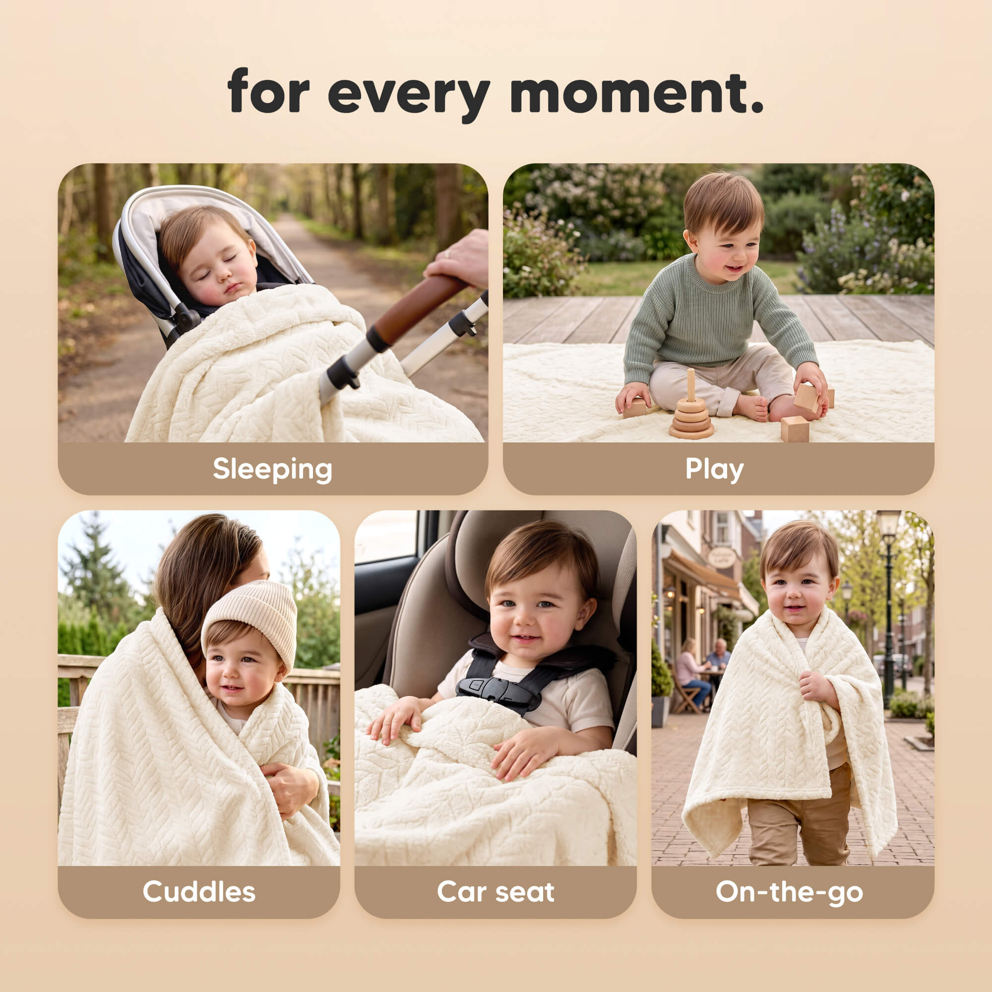 keababies-souffl-fleece-babydecke-76x102-cm-honey image 7