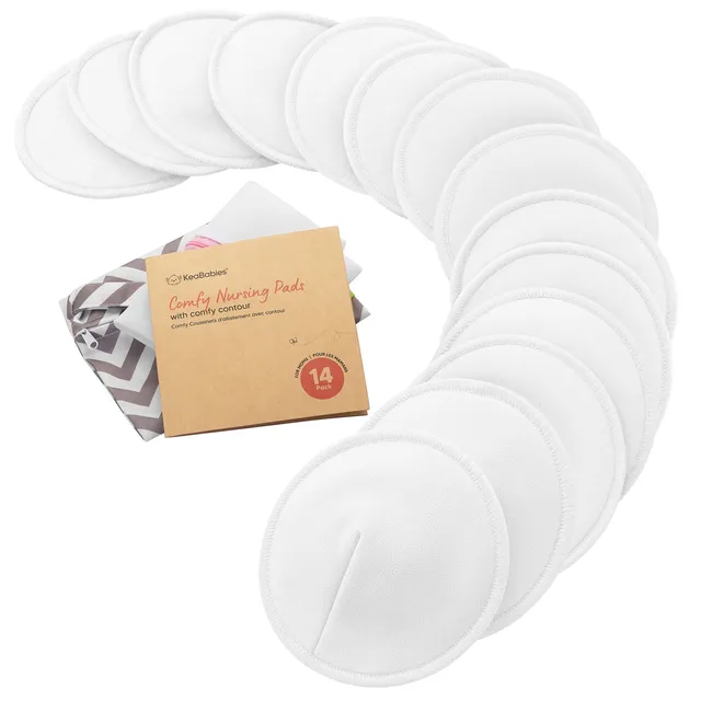 keababies-14-pack-comfy-nursing-pads-soft-white-stilleinlagen image 1