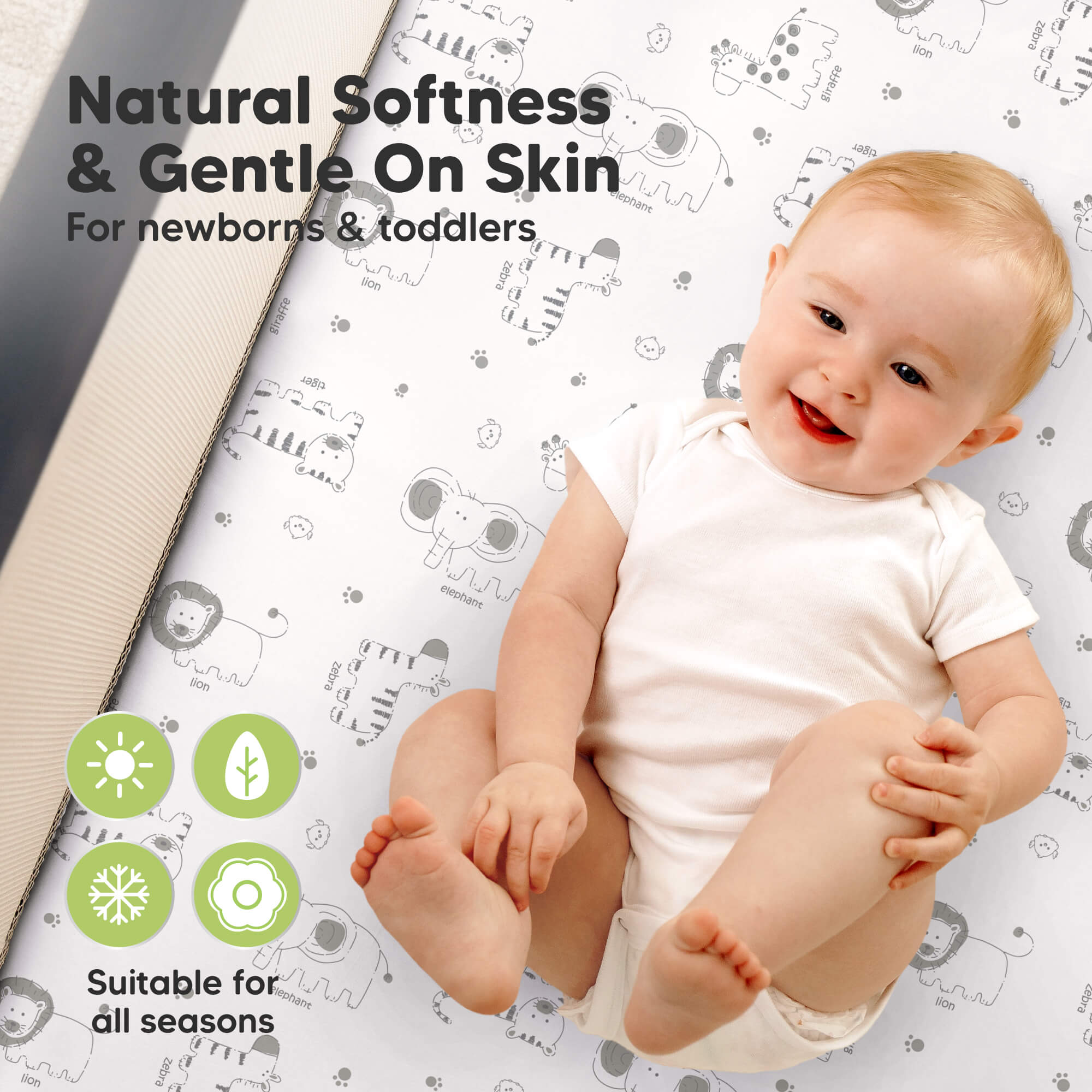 keababies-soothe-protect-wasserdichte-mini-bettlaken-2er-pack-38x26-zoll image 4