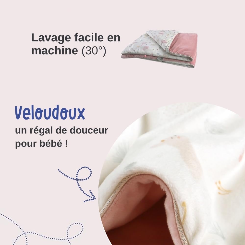 noukies-veloudoux-decke-lina-joy-rosa-75x100-cm image 3