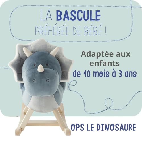 noukies-ops-dinosaurierwippe-blau-mit-sicherheitsgurt-ab-12-monaten image 7
