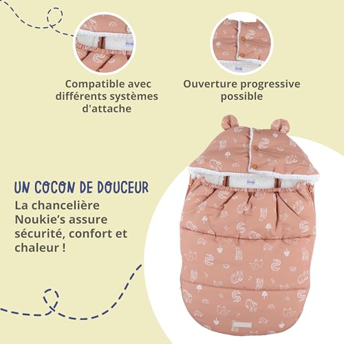 noukies-babynest-wasserabweisend-karamell-tiermotiv-bis-4-5-monate image 8