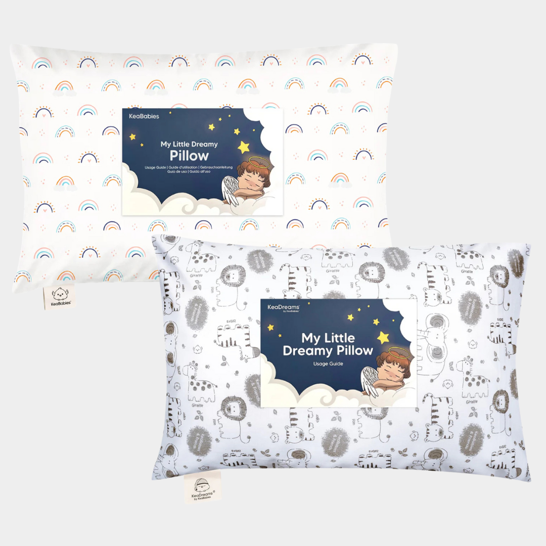 keababies-my-little-dreamy-kleinkind-kissen-33x46-cm-2er-pack-jolly-rainbow-keas image 1
