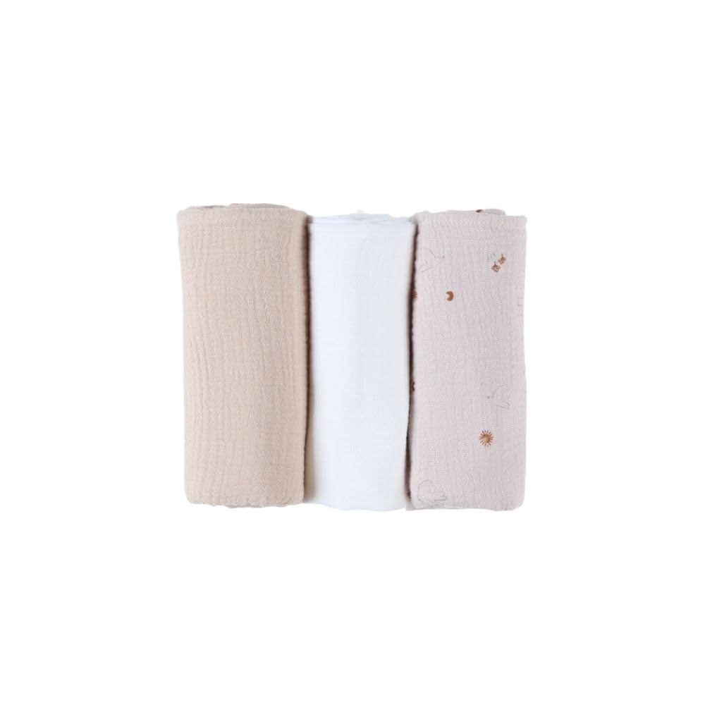 noukies-mix-match-wickelt-cher-3er-pack-bio-musselin-ecru-ocker-giraffe image 5