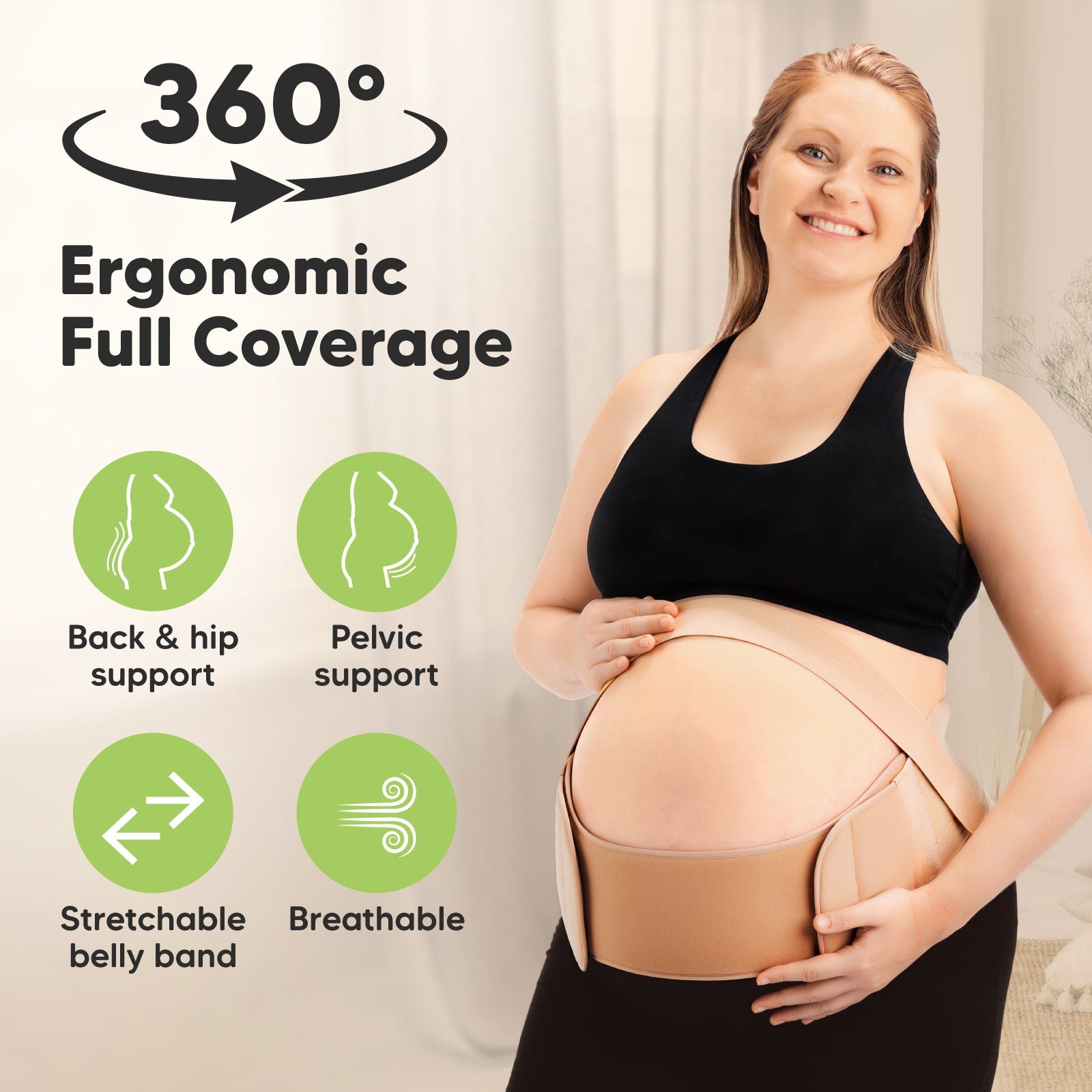 keababies-nurture-2-in-1-schwangerschafts-gurt-bauch-r-ckenst-tze image 2