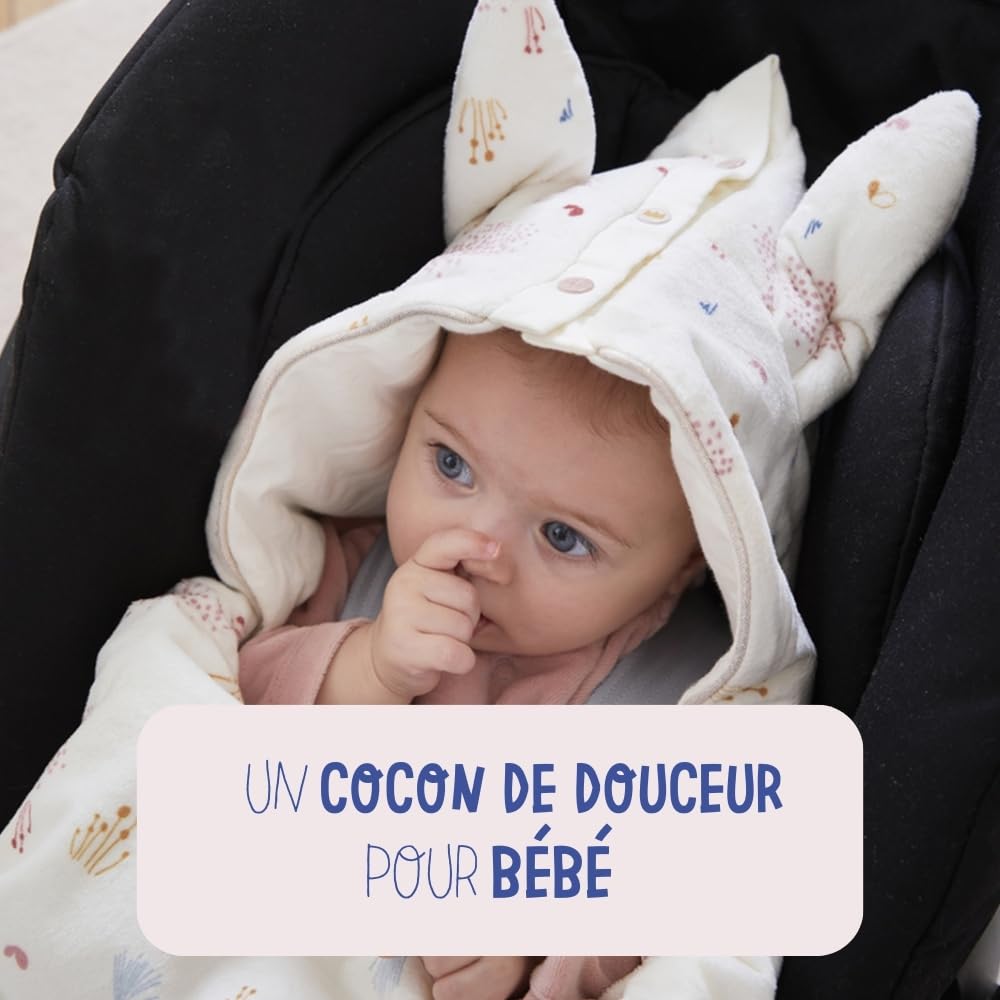 noukie-s-lina-joy-babyschlafsack-veloudoux-rosa-0-6-monate image 4