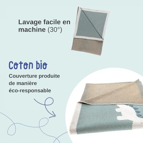 noukies-tiga-stegi-ops-jacquard-decke-75-x-100-cm-gr-n-dinosaurier-stegi-bio image 8
