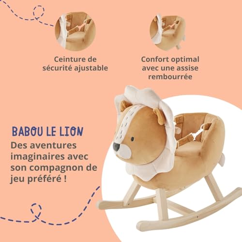 noukies-babou-kendi-babywippe-l-we-holz-mit-sicherheitsgurt-ab-12-monaten image 8