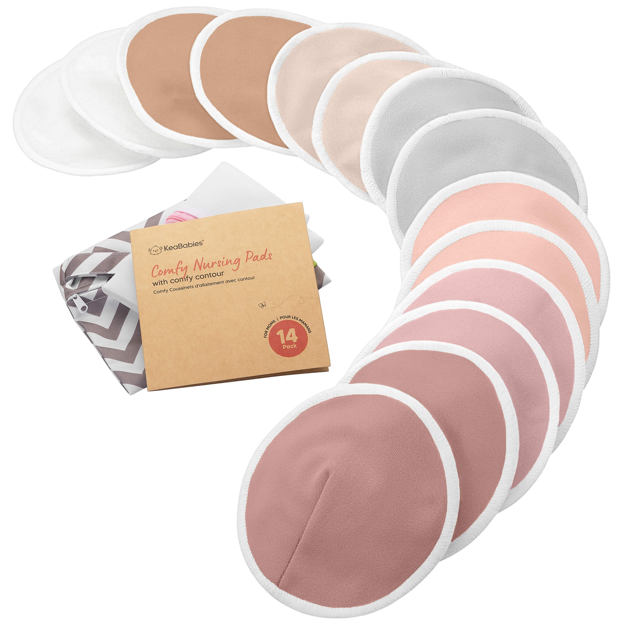 keababies-lovelle-comfy-stilleinlagen-aus-bio-bambus-14er-pack image 1