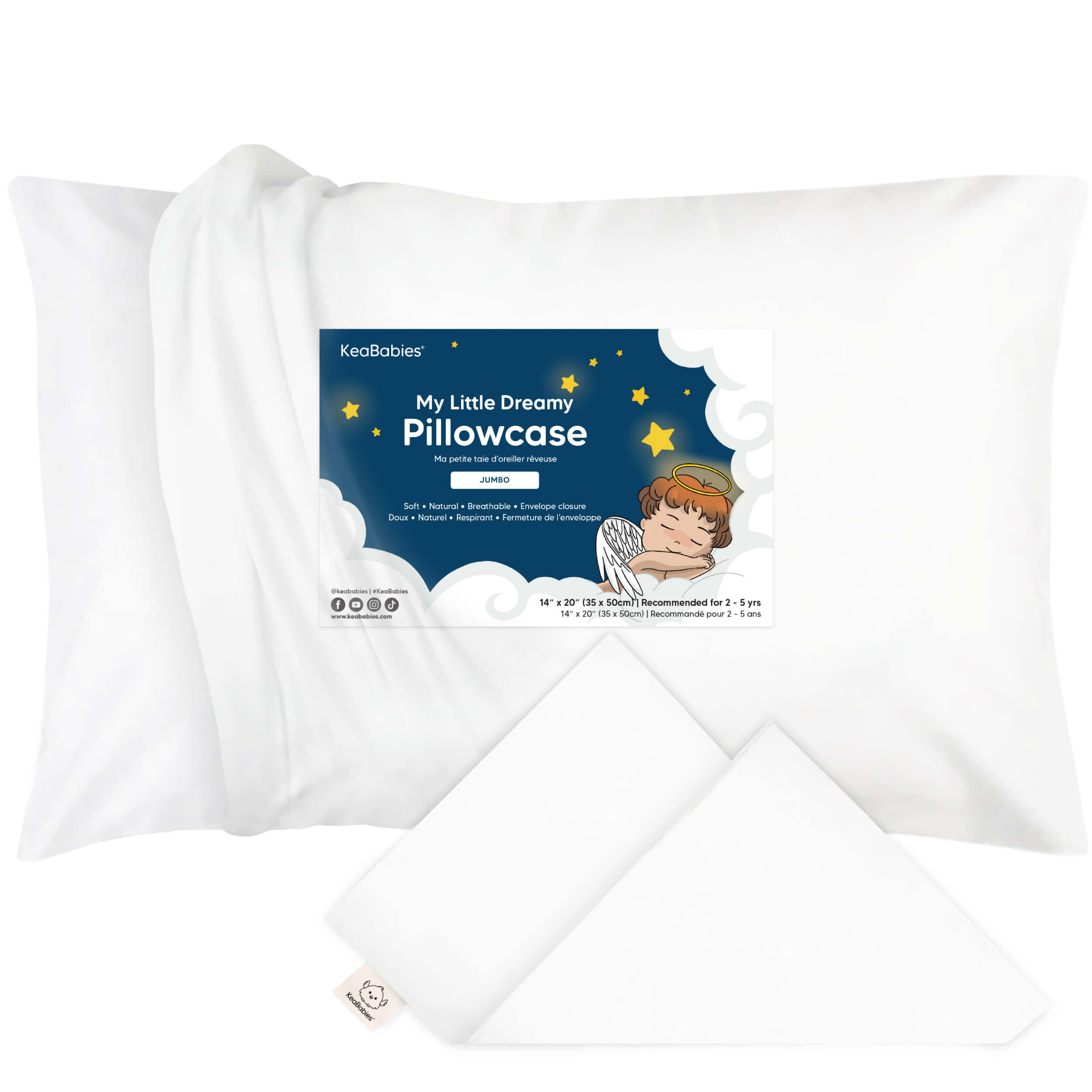 keababies-jumbo-kleinkind-kissenbezug-14x20-unicorn-dream image 1
