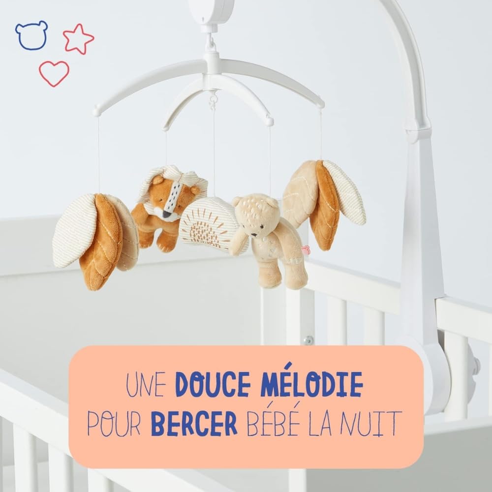 noukies-musik-mobile-holz-pastell-babou-kendi-f-r-wiege-und-gitterbett image 4