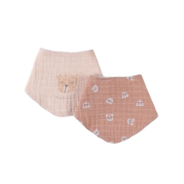 noukies-babou-kendi-bandana-l-tzchen-katze-0-3-monate-2er-pack image 1