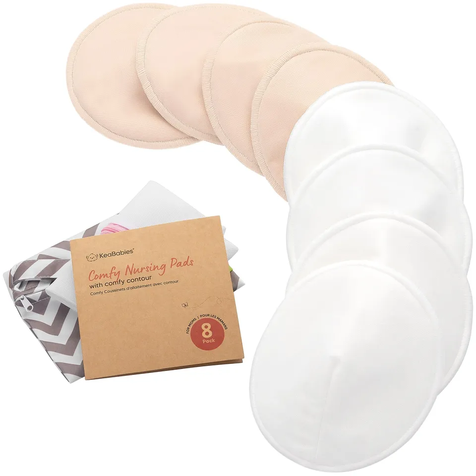 keababies-comfy-8-pack-stilleinlagen-bare-beige-aus-bambus image 1