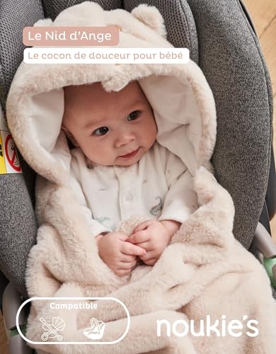 noukies-mix-match-einschlagdecke-sherpa-jersey-sand-autositz image 8