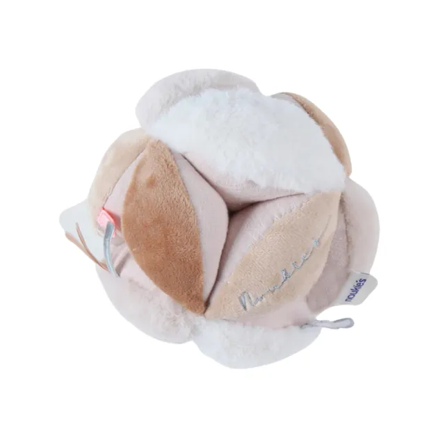 noukies-greifball-mix-match-ecru-beige-karamell-15-cm-ab-geburt image 1
