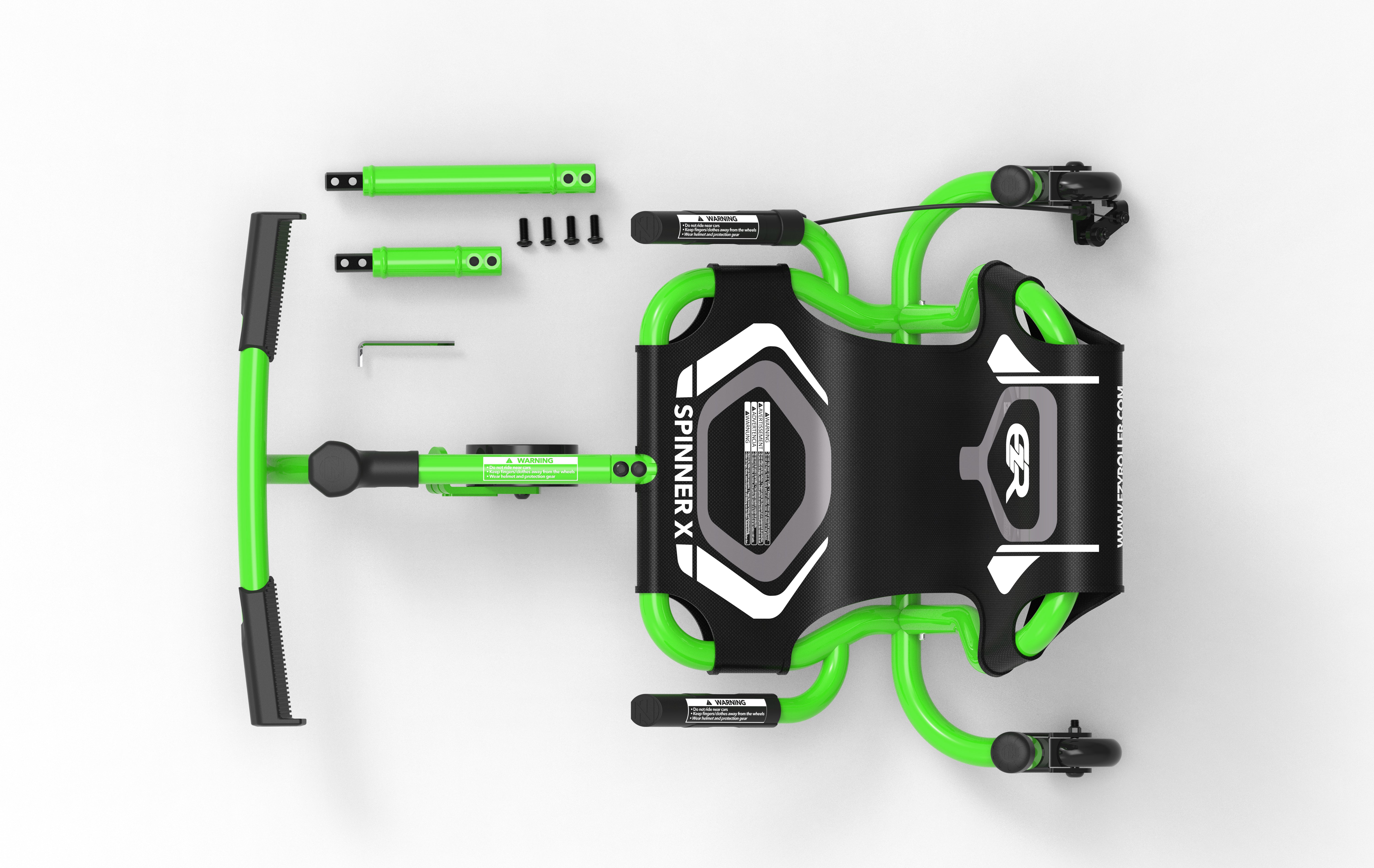 ezyroller-spinner-dreirad-lime-green image 3