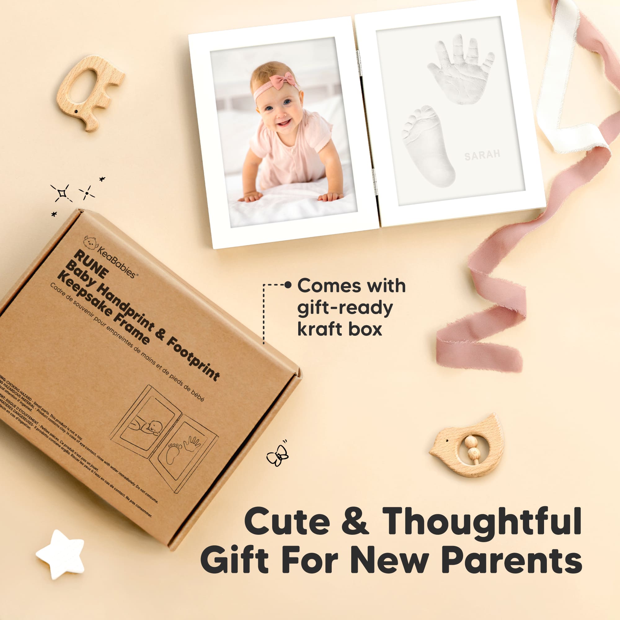 keababies-rune-hand-fu-abdruck-erinnerungsrahmen-baby-keepsake-kit image 5