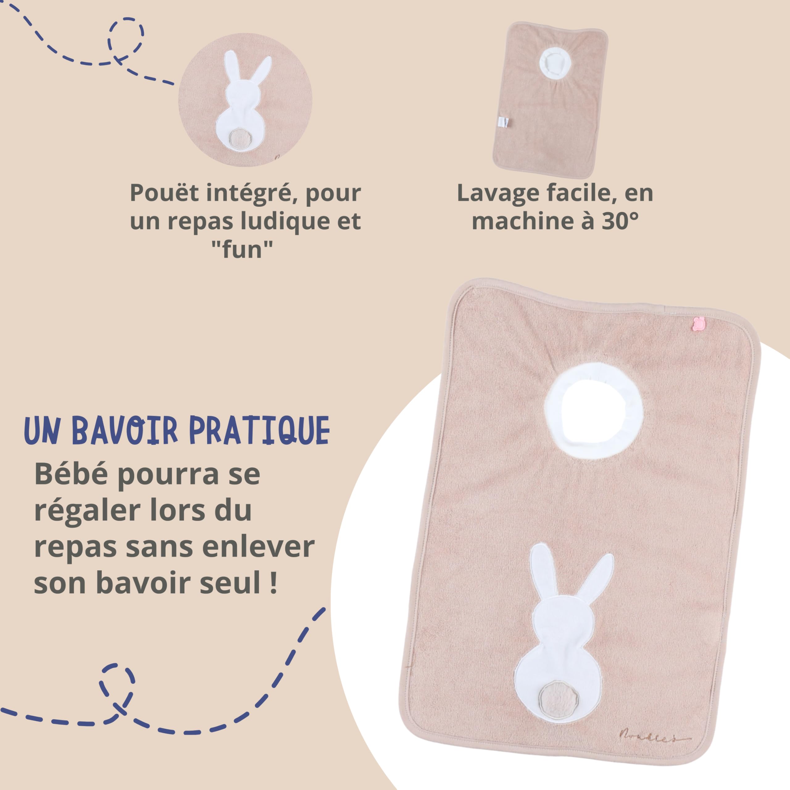 noukie-s-l-tzchen-funny-moka-frottee-braun image 3