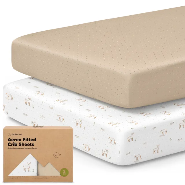 keababies-2-pack-aereo-spannbettlaken-52x28 image 1