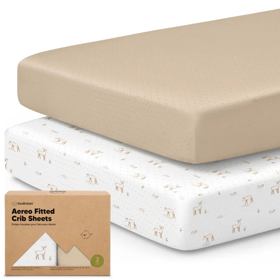 keababies-2-pack-aereo-spannbettlaken-52x28 image 1