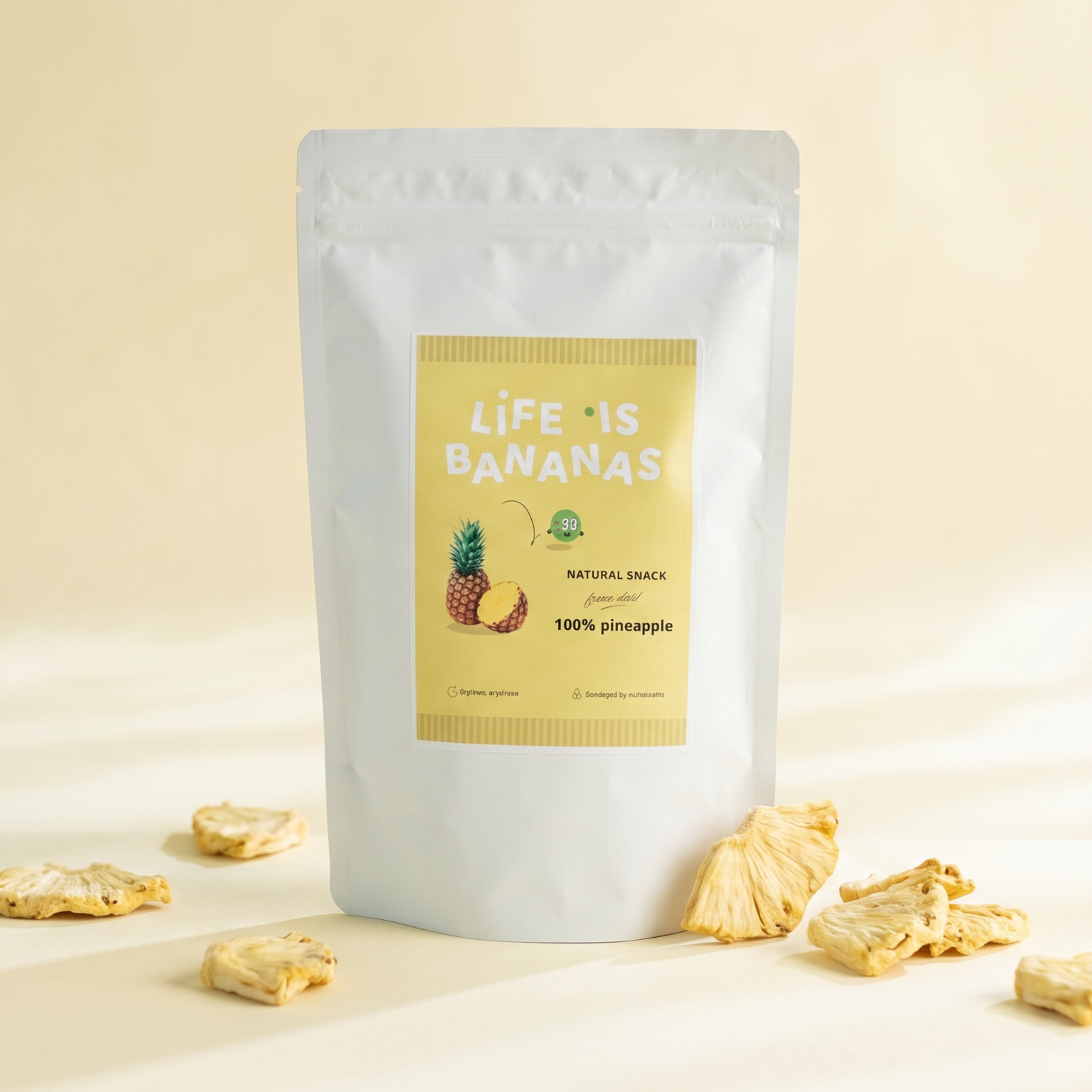 life-is-bananas-ananas-snack-100g-fruchtsnack image 1