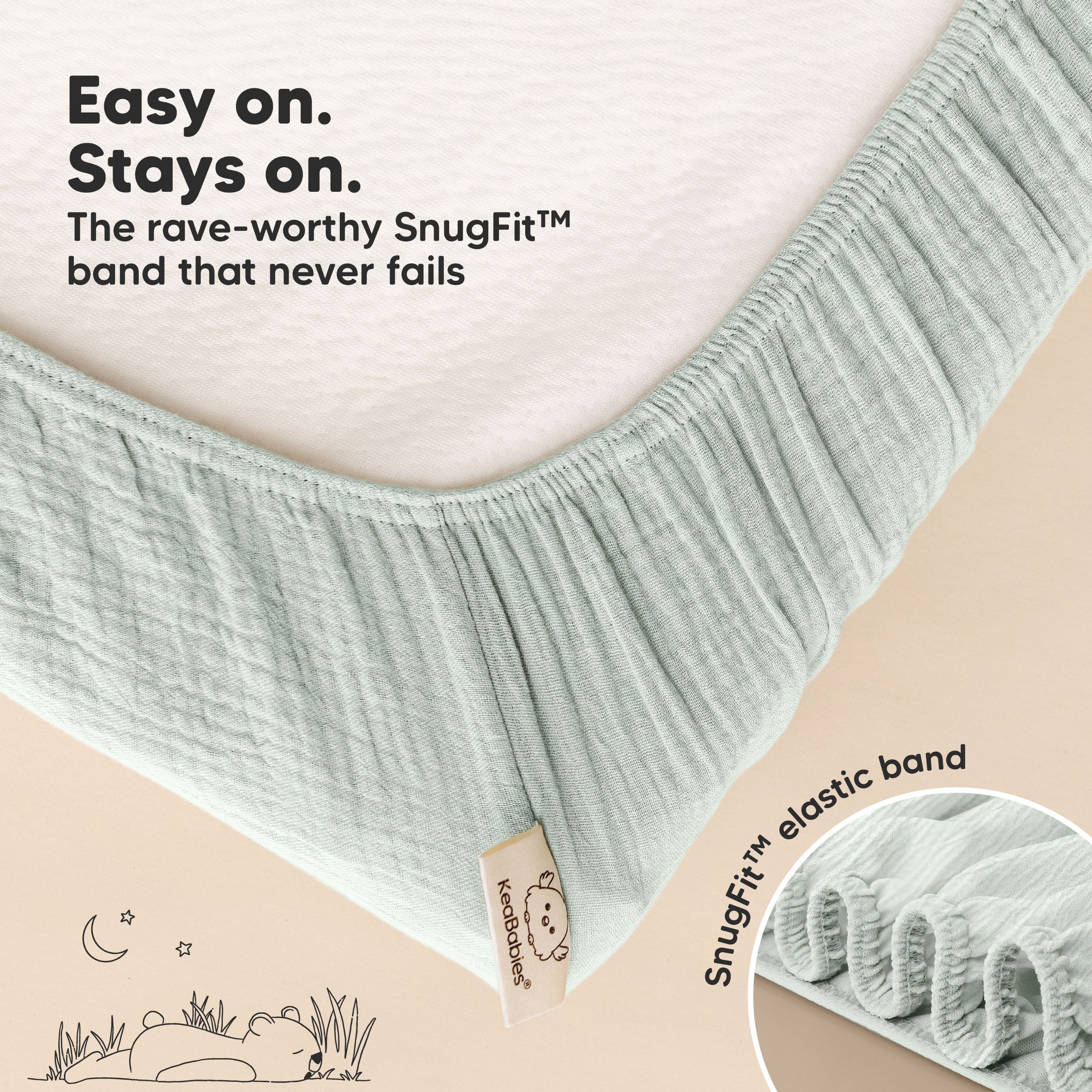 keababies-2-pack-lyra-musselin-mini-crib-spannbettlaken image 7